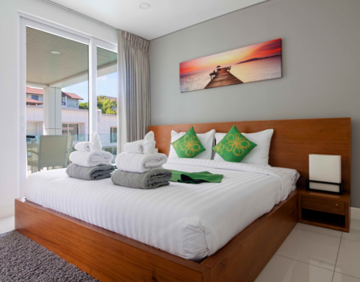 Спальня апартаментов на пляже Чонг Мун - HR0755
