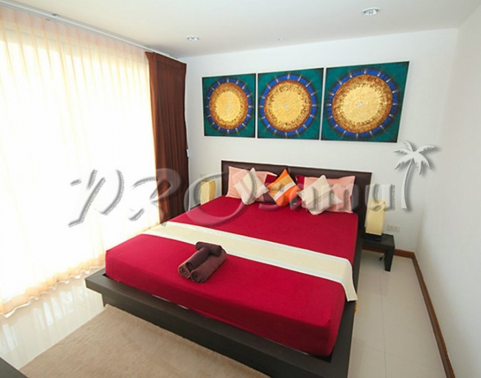 Спальня в апартаментах на пляже Ламай - HR0251